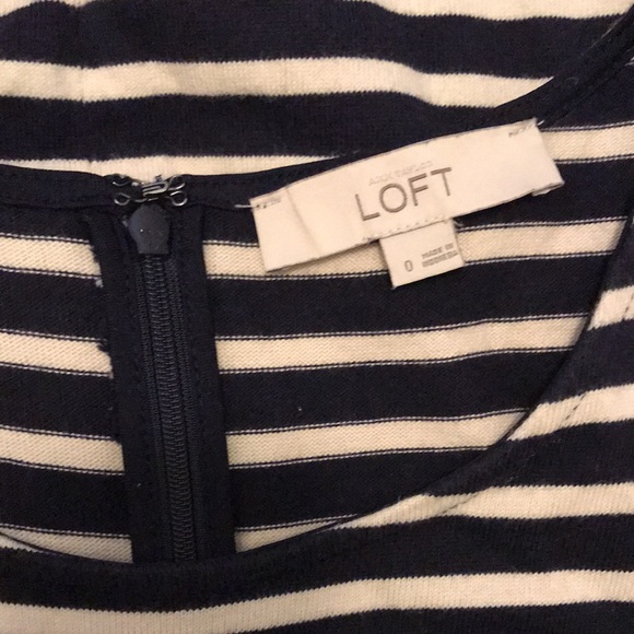 Ann Taylor LOFT, striped dress, size 0. - Picture 3 of 6